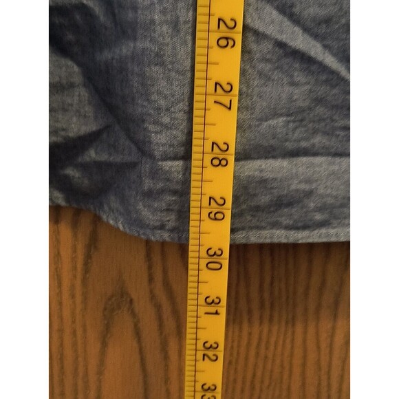 Bonobos Men's Tailored Blue Button Front Shirt Size Medium - Picture 6 of 6